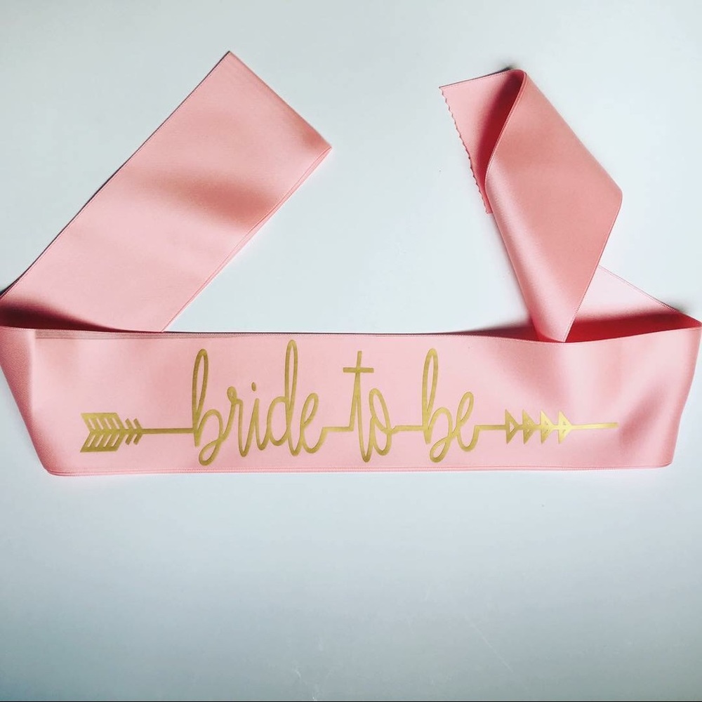 Bride to be sash